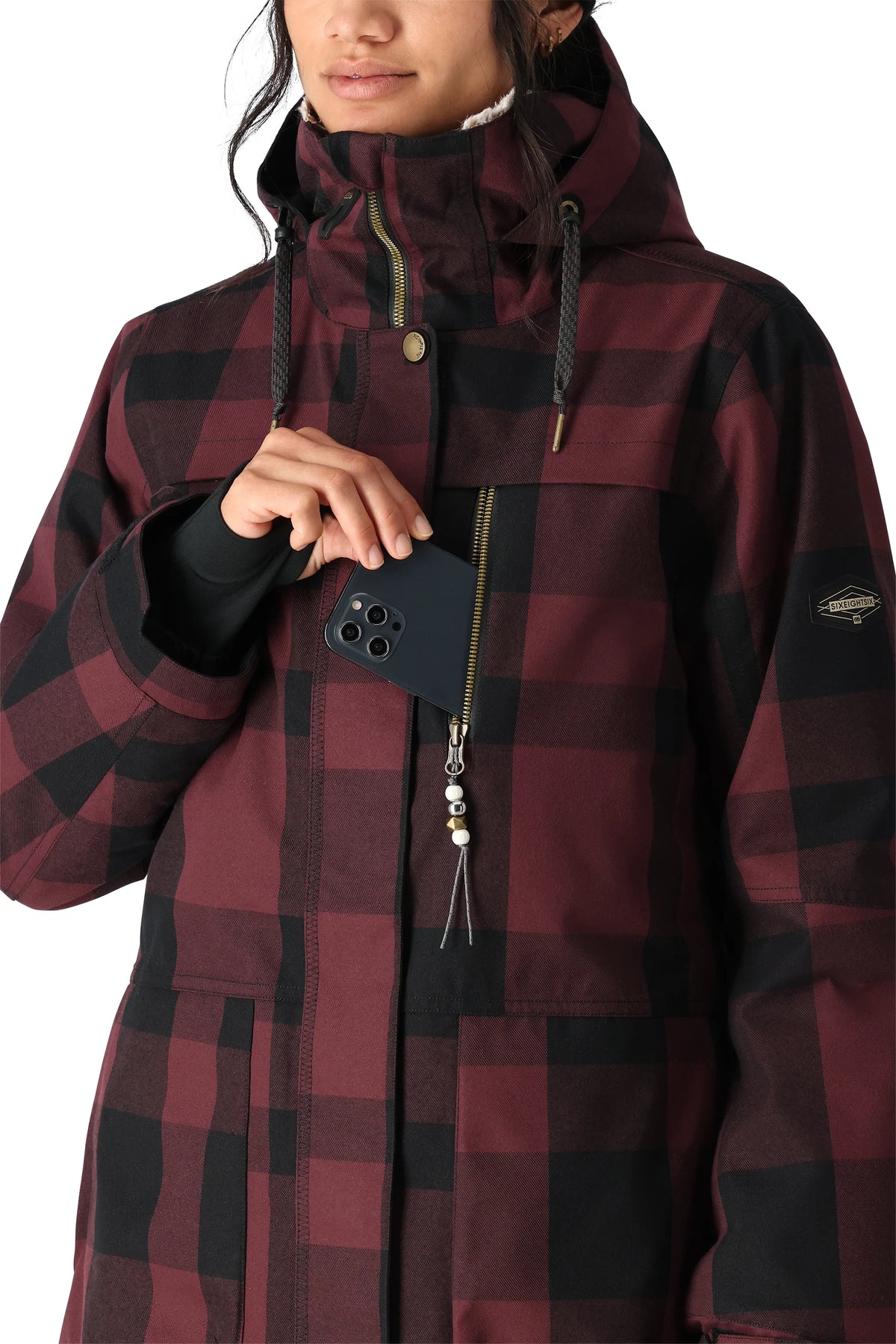 686 Womens Spirit Insulated Jacket Sassafras Plaid