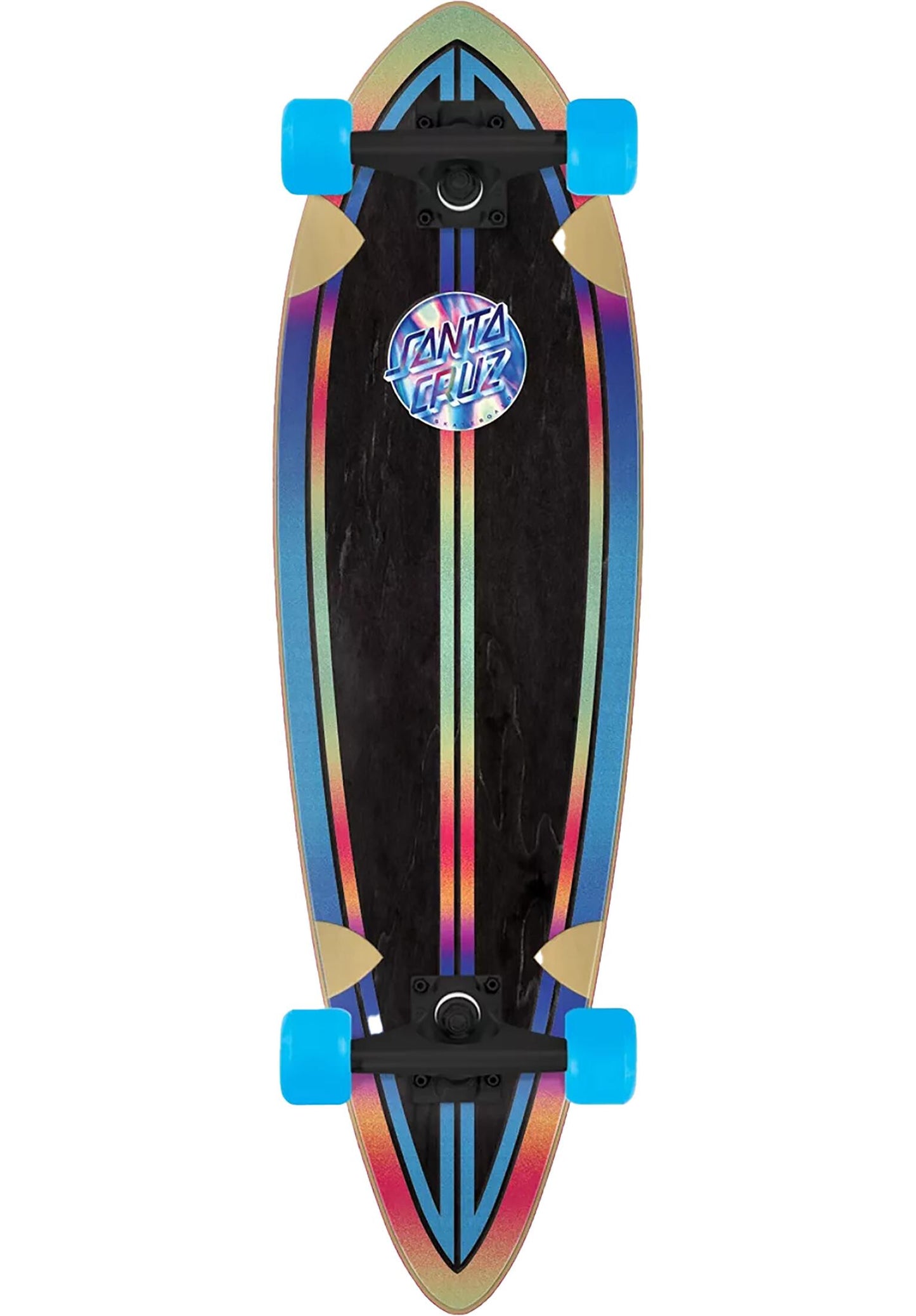 Santa Cruz Iridescent Dot Pintail Longboard Complete ORGINALLY $180 SALE $150
