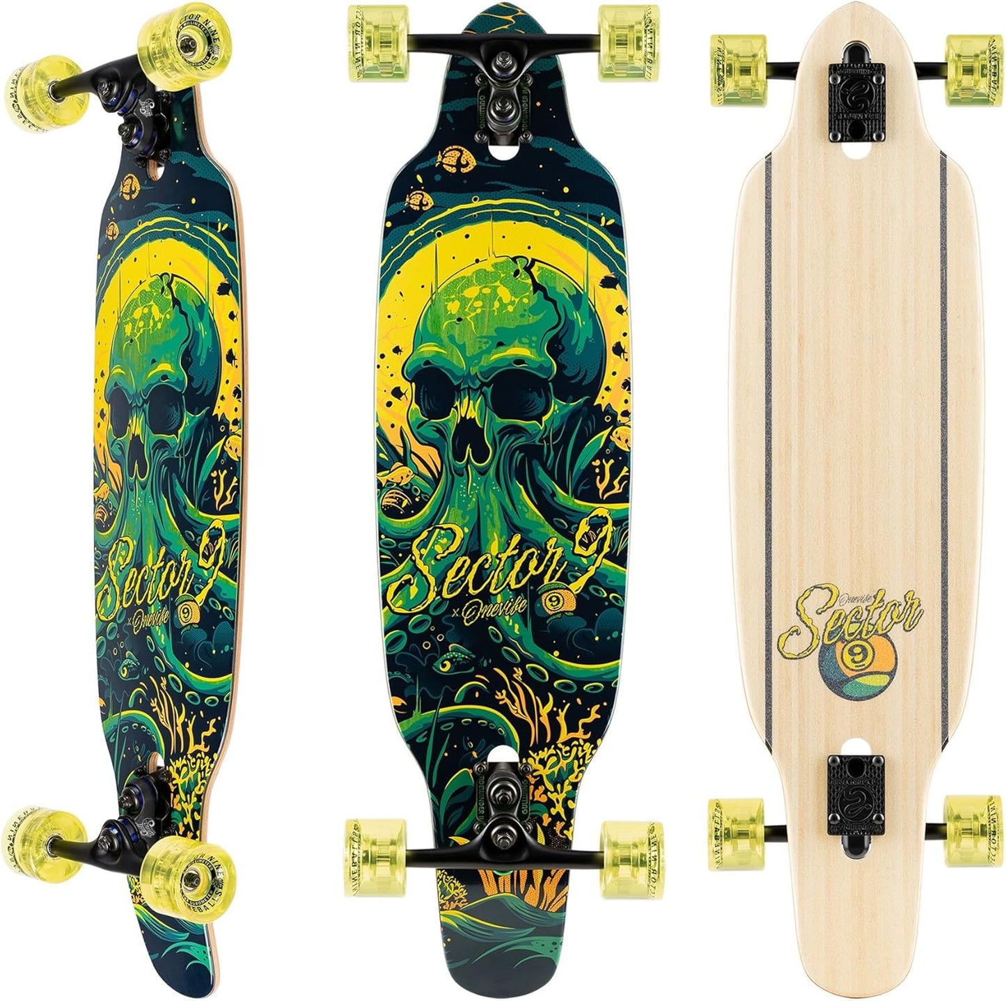 Sector 9 x OneVibe Striker Depths Drop Through Longboard Complete