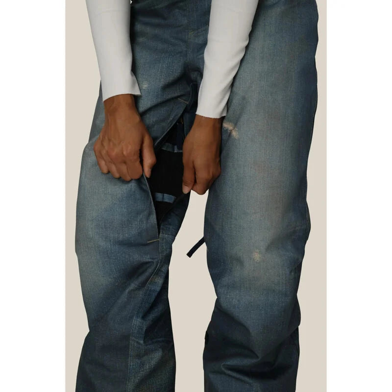 686 Womens Insulated Snow Pants Deconstructed Denim
