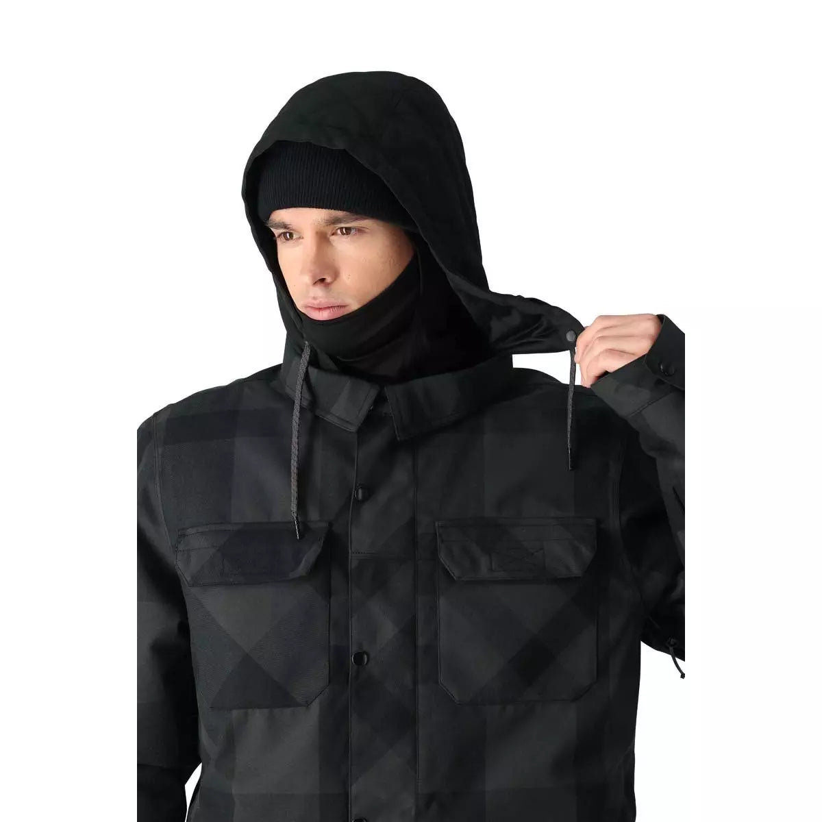 686 Woodland Insulated Jacket Black Plaid