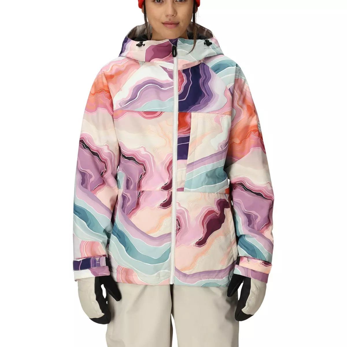 686 Womens Athena Insulated Jacket Sedimentary Print