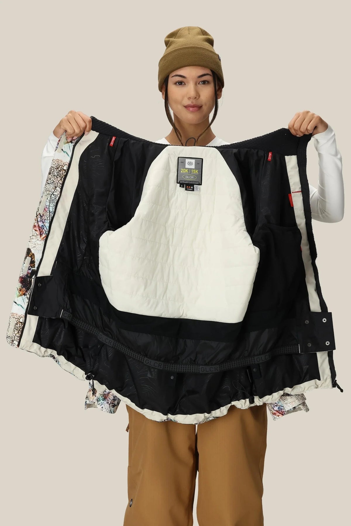 686 Womens Whisper Insulated Jacket Limestone X-Ray