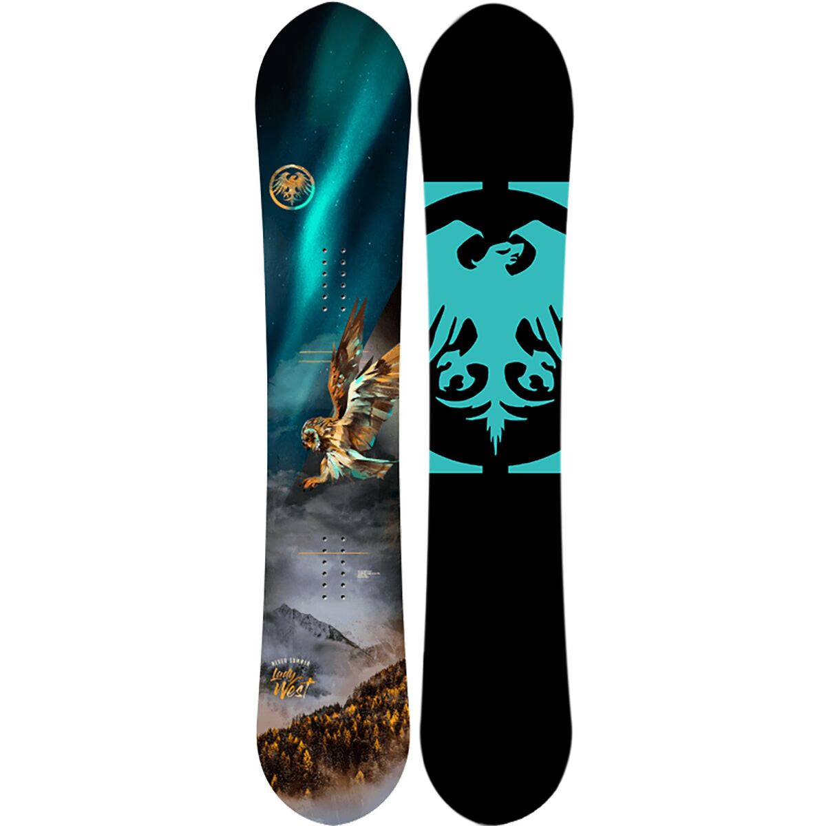 Never Summer Womens Lady West Fusion Snowboard 2022 147cm