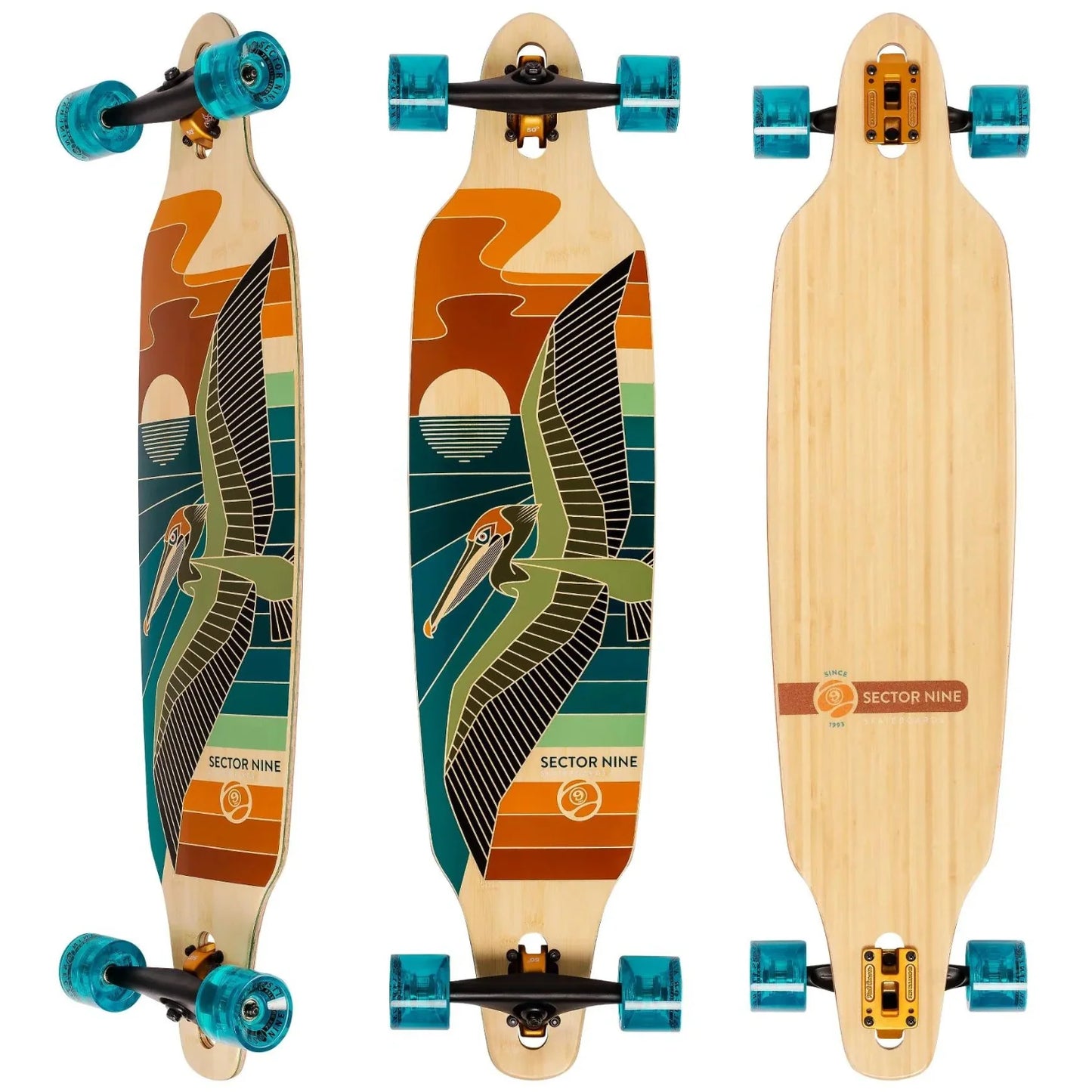 Sector 9 Drifter Lookout Drop Through Longboard Complete