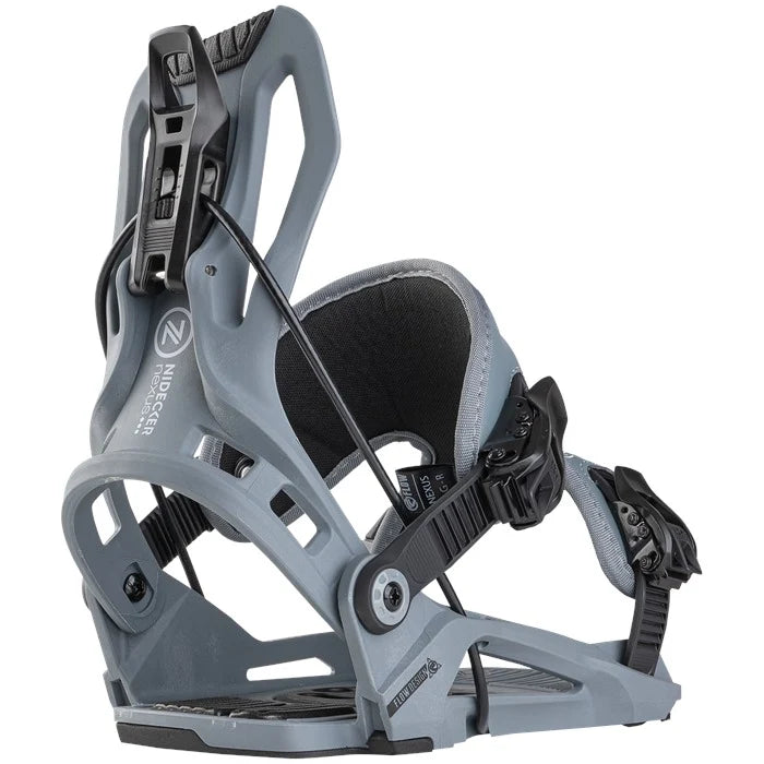 Nidecker Flow Nexus Snowboard Bindings Steel Grey
