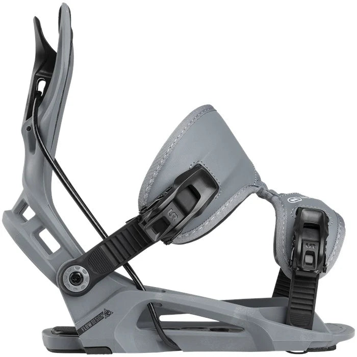Nidecker Flow Nexus Snowboard Bindings Steel Grey