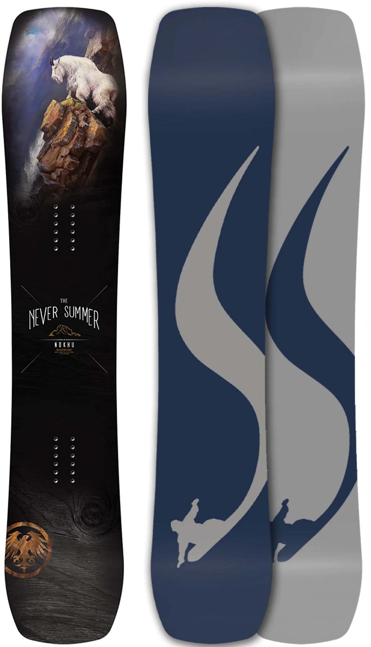 Never Summer Mens Nokhu Triple Camber Snowboard 2025 158cm