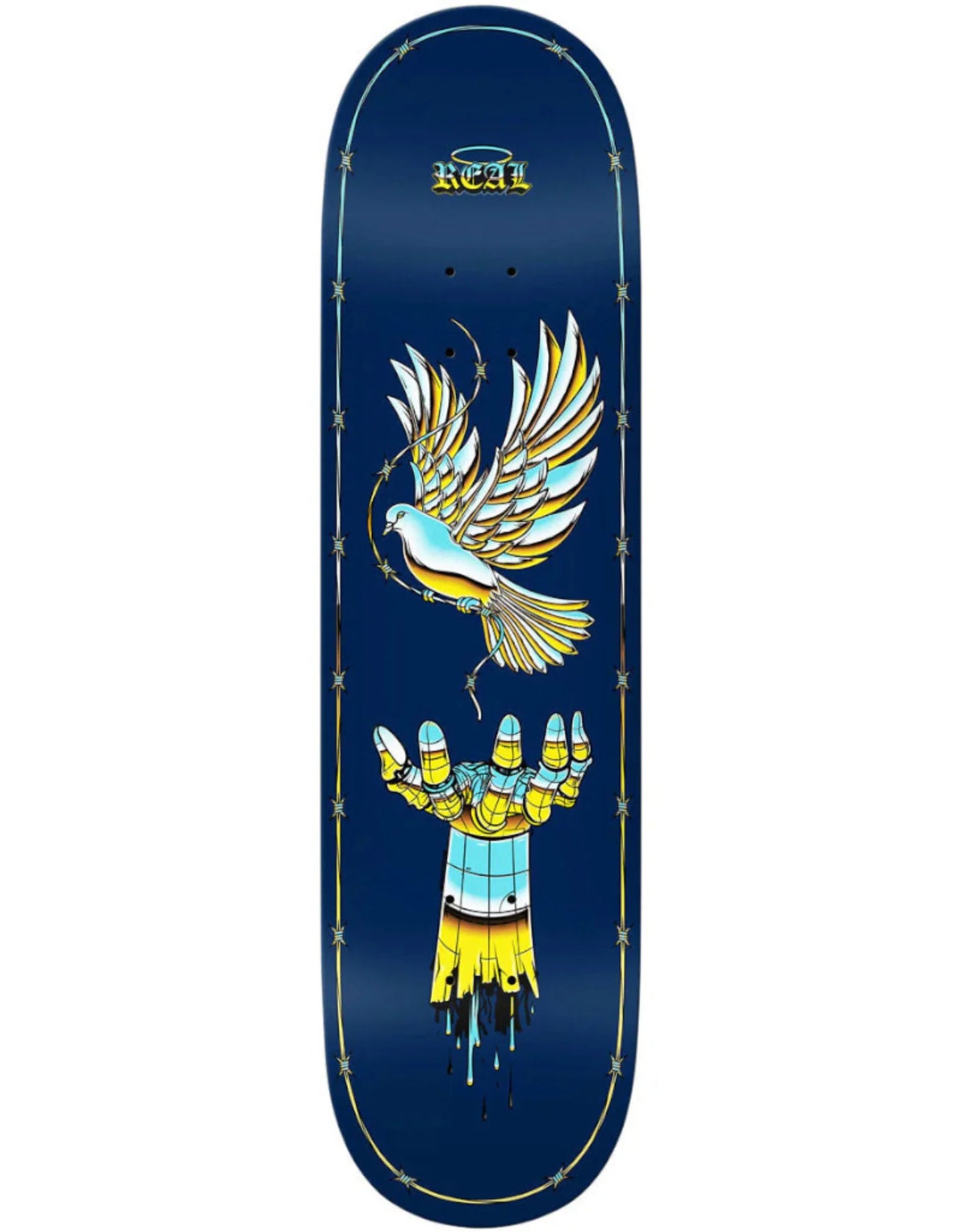 Real Synthetic Peace Skateboard Deck