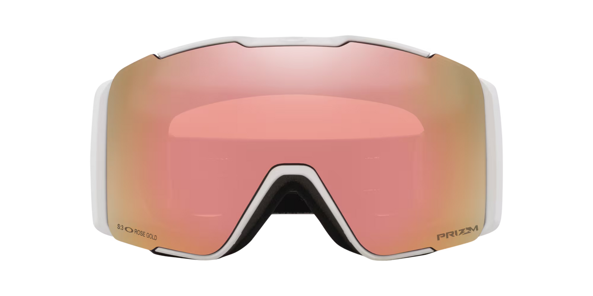 Oakley Line Miner Pro - Matte White w/ Prizm Rose Gold and Prizm Sapphire Lens