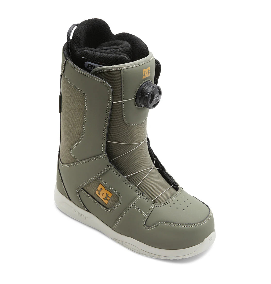 DC Womens Phase Boa Olive/Citrus Snowboard Boot