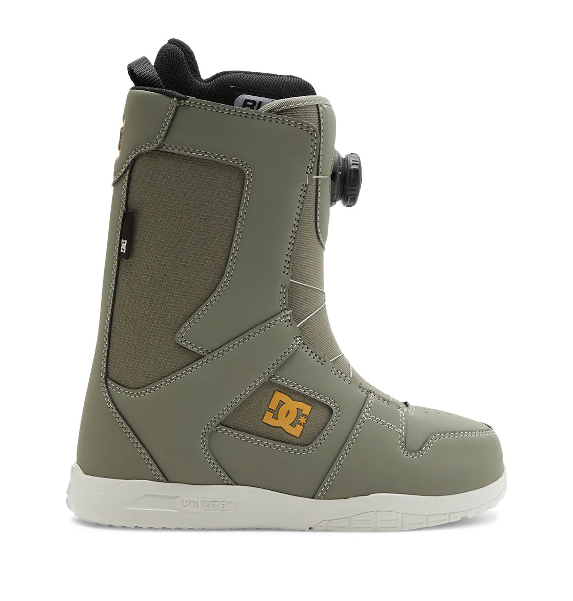 DC Womens Phase Boa Olive/Citrus Snowboard Boot