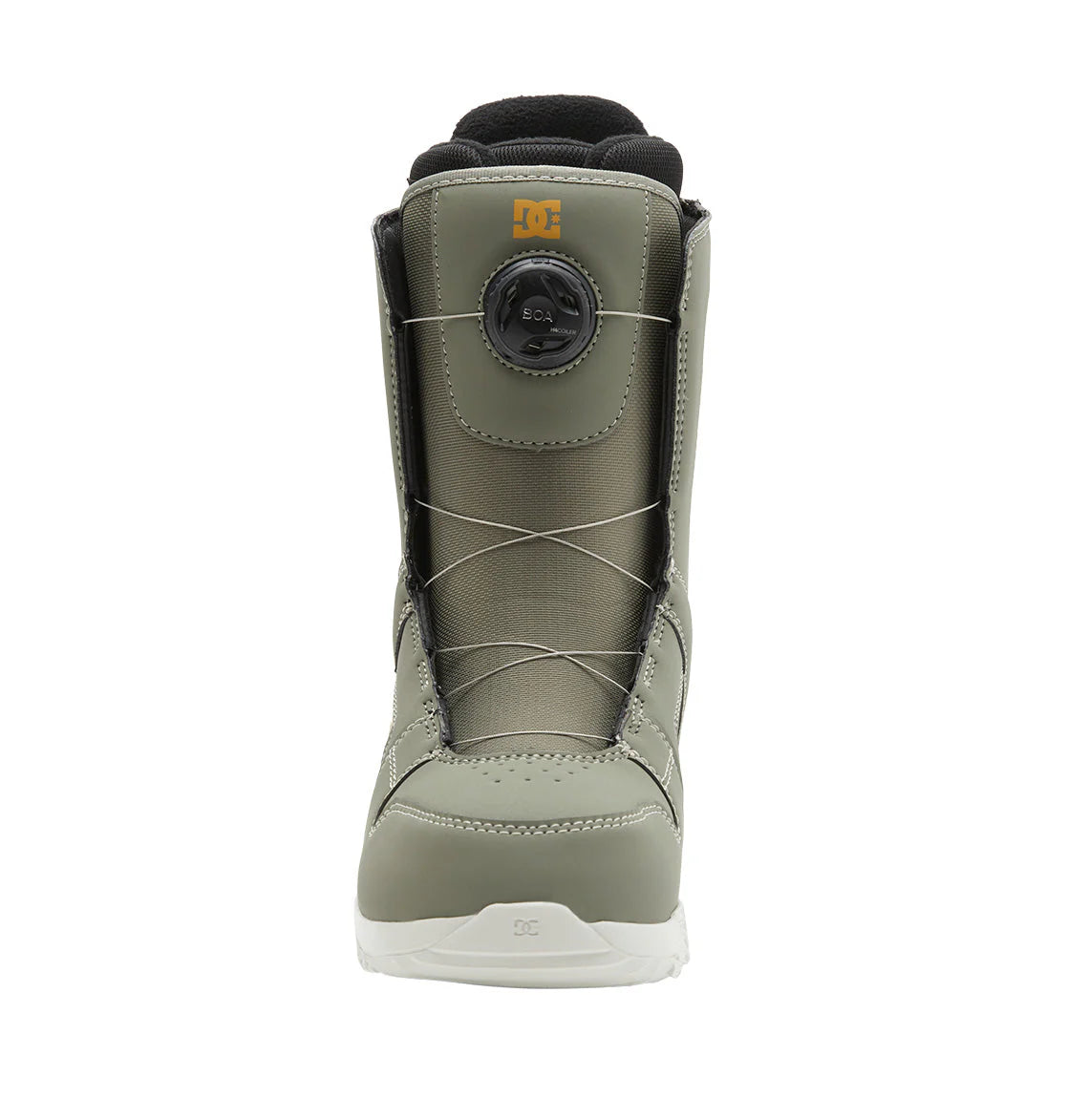 DC Womens Phase Boa Olive/Citrus Snowboard Boot
