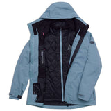 686 Womens Smarty's 3-in-1 Spellbound Jacket Steel Blue Jacquard