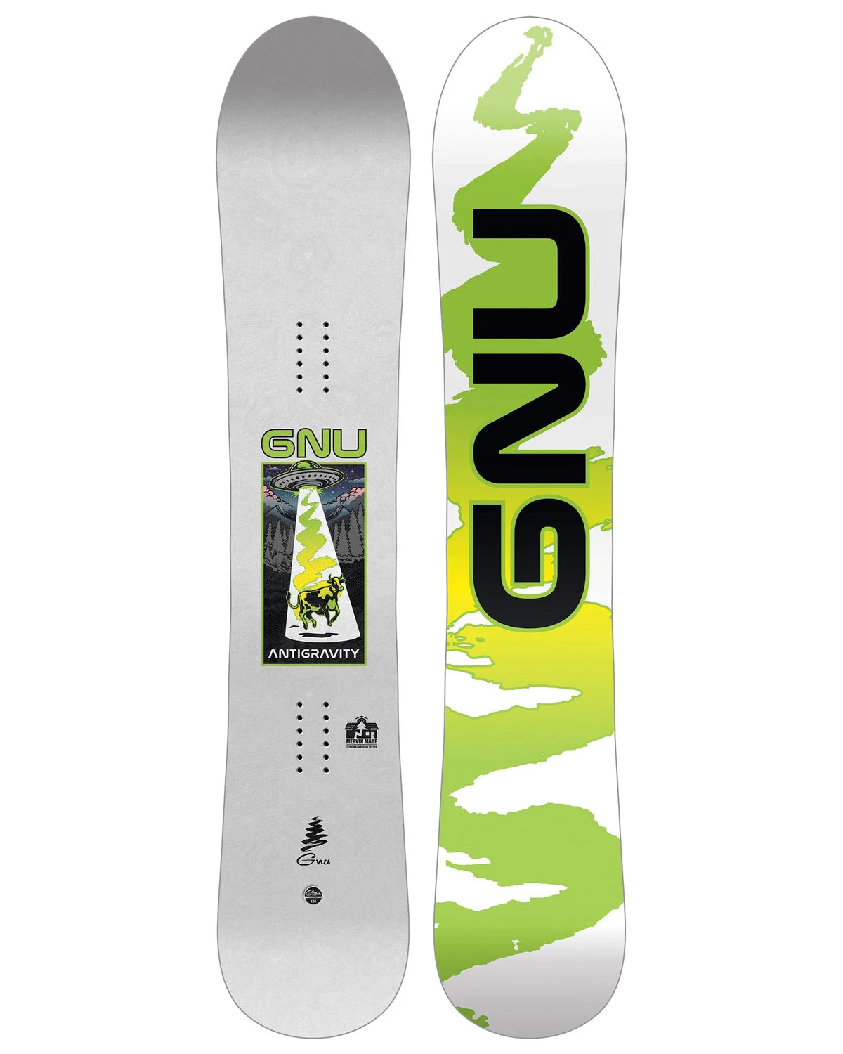 Gnu Mens Antigravity Snowboard 2026 156 cm