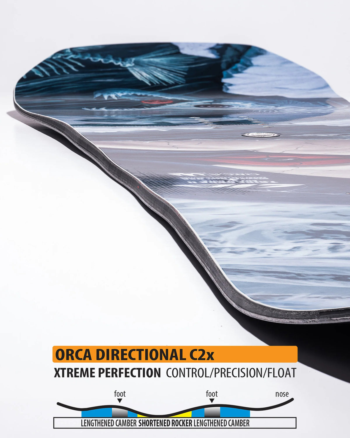 Lib Tech Mens Travis Rice Orca II Snowboard 2026 153 cm
