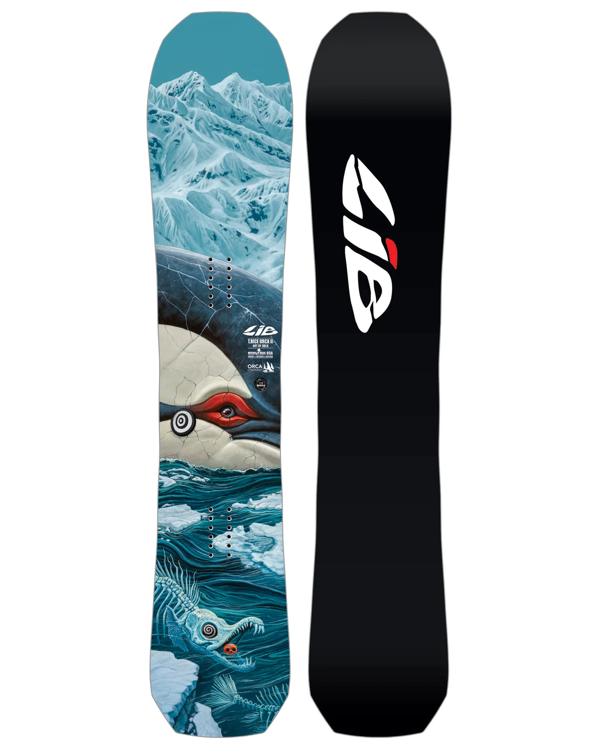 Lib Tech Mens Travis Rice Orca II Snowboard 2026 153 cm