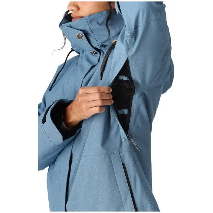 686 Womens Smarty's 3-in-1 Spellbound Jacket Stellar Blue Dobby