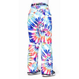 686 Womens Aura Insulated Cargo Snow Pants Grateful Dead White Tie Dye