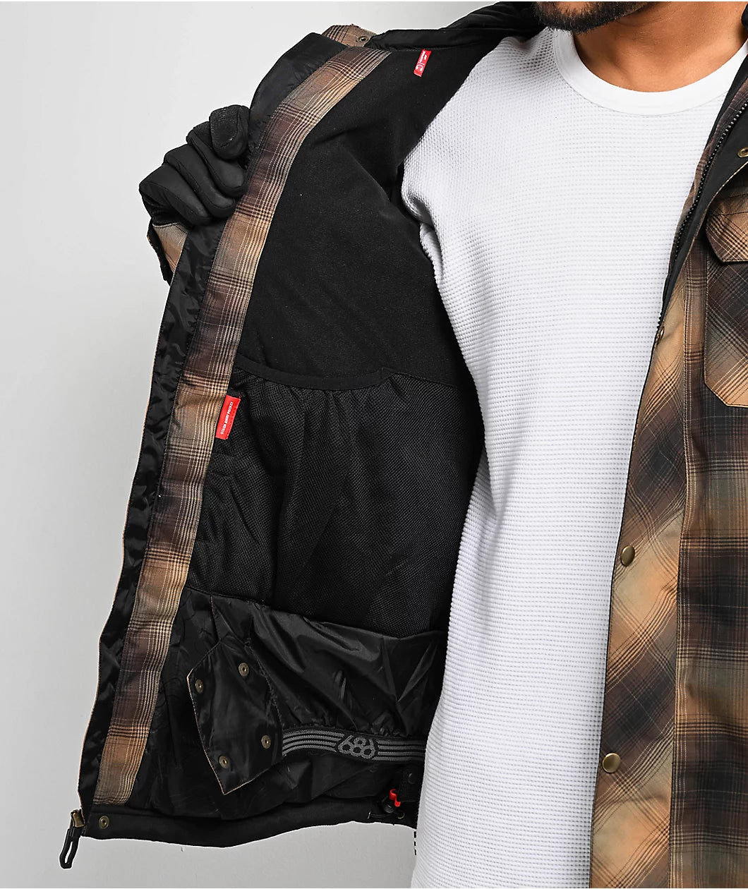 686 Woodland Insulated Jacket Caramel Plaid