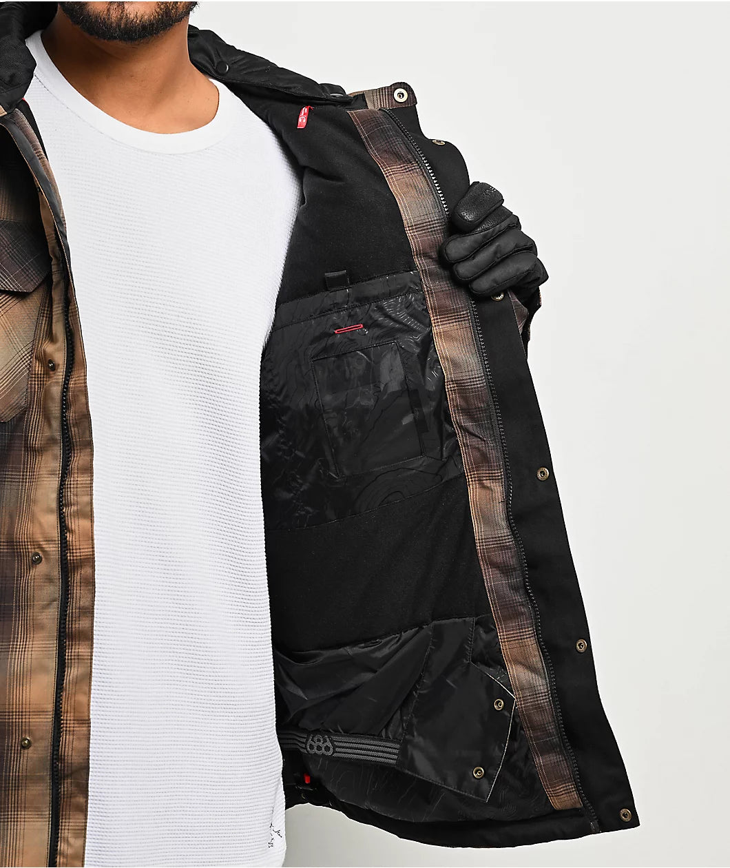686 Woodland Insulated Jacket Caramel Plaid