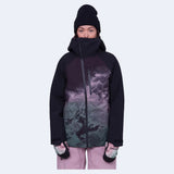 686 Womens Hydra Thermagraph Jacket Black Cloudbreak