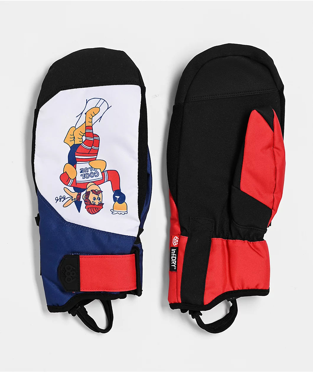 686 x PBR Mens Primer Snowboard Mitts