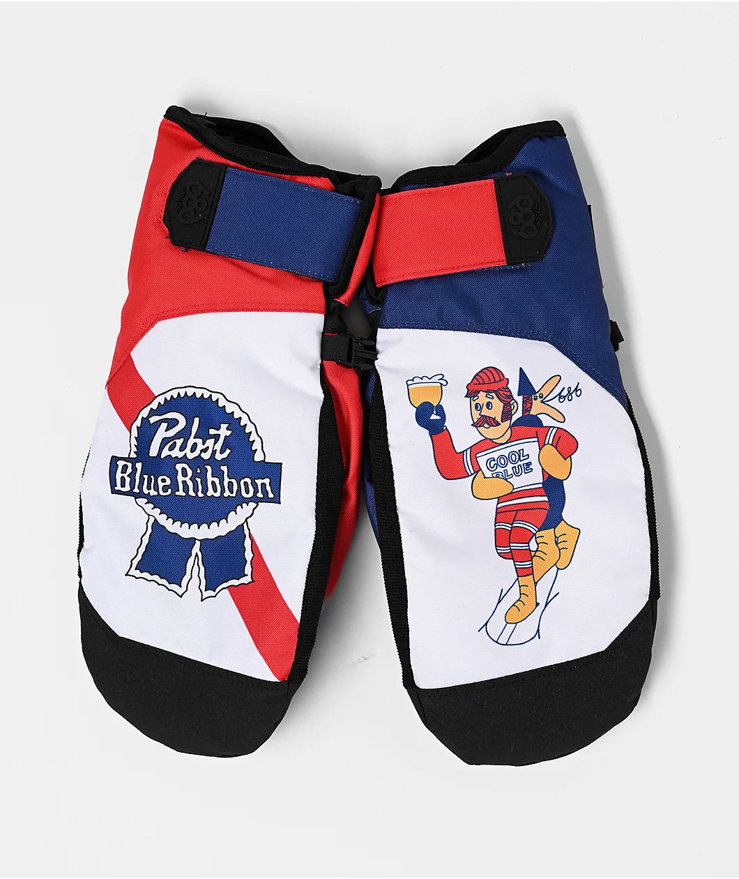 686 x PBR Mens Primer Snowboard Mitts