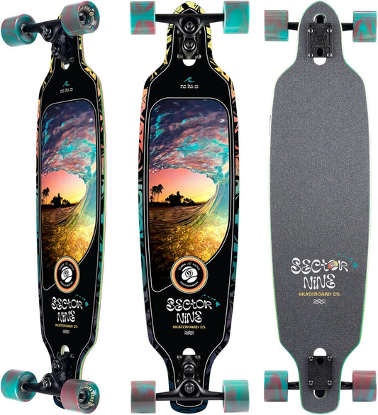 Sector 9 Fractal Shaved Ice Drop Through Longboard Complete