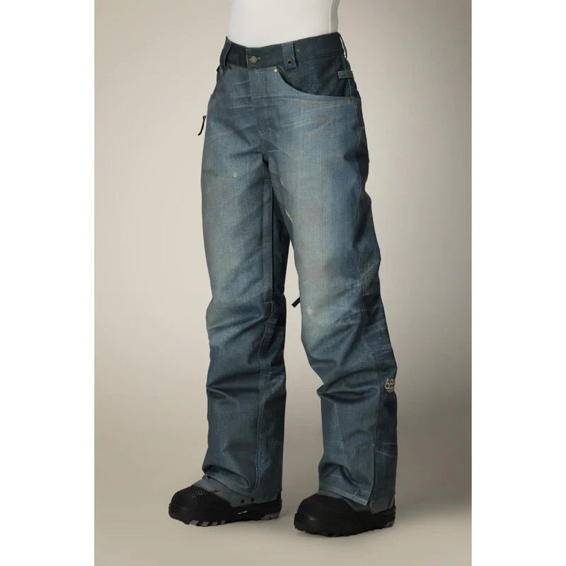 686 Womens Insulated Snow Pants Deconstructed Denim