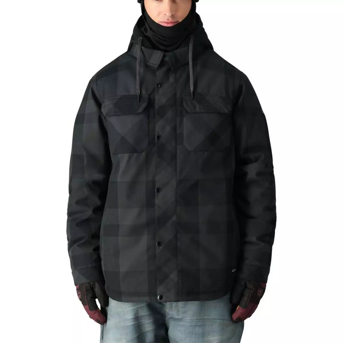 686 Woodland Insulated Jacket Black Plaid
