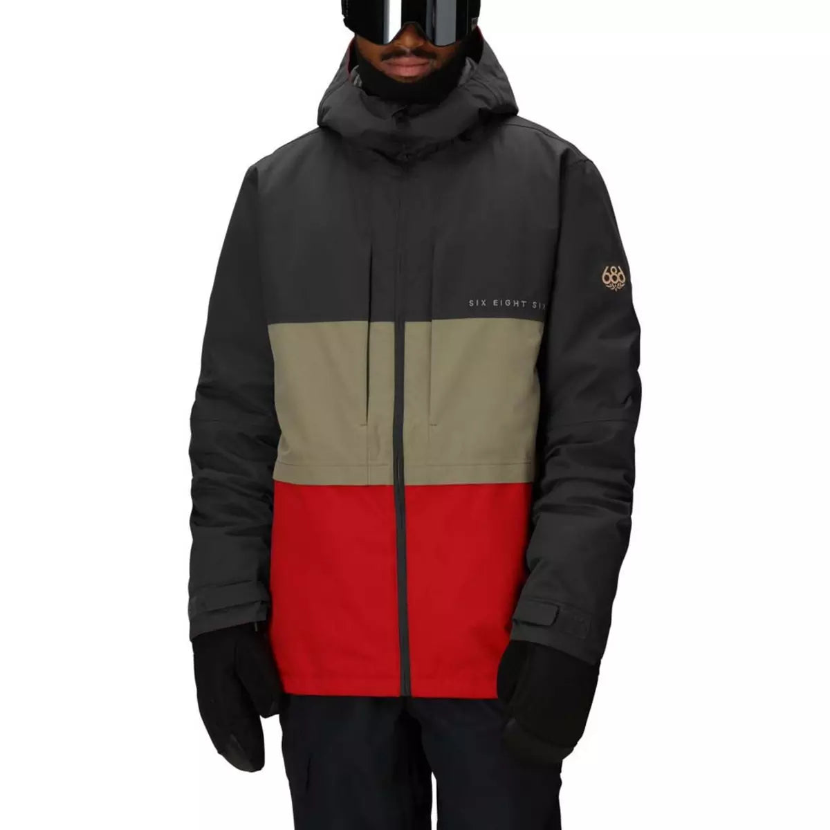 686 Smarty 3-in-1 Form Jacket Charcoal Colorblock