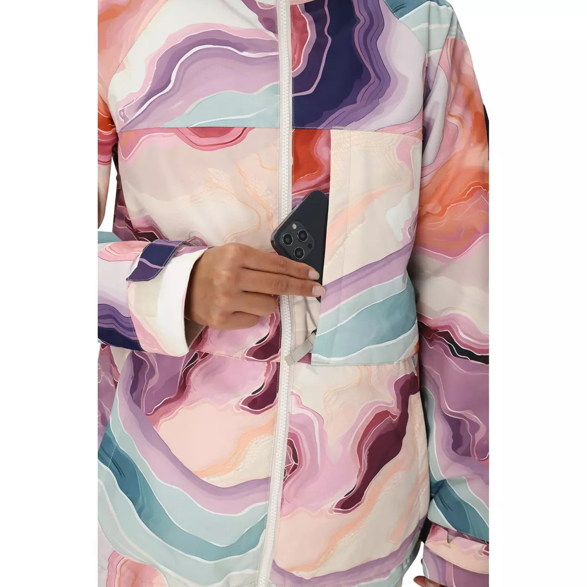 686 Womens Athena Insulated Jacket Sedimentary Print
