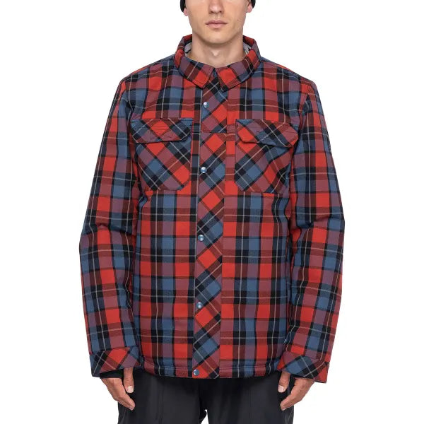 686 Woodland Insulated Jacket Brick Red Plaid