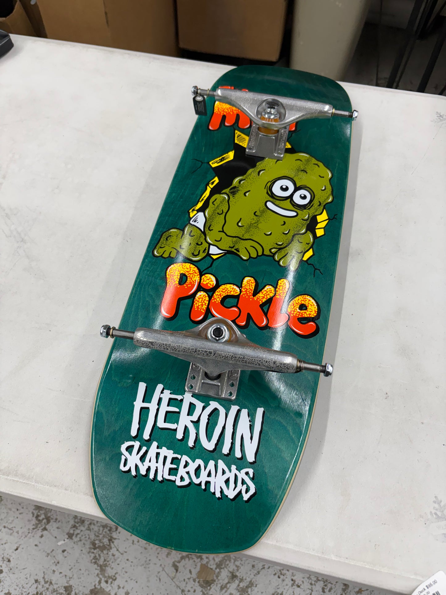Zekes package!!! Heroin Skateboards and INDY Trucks