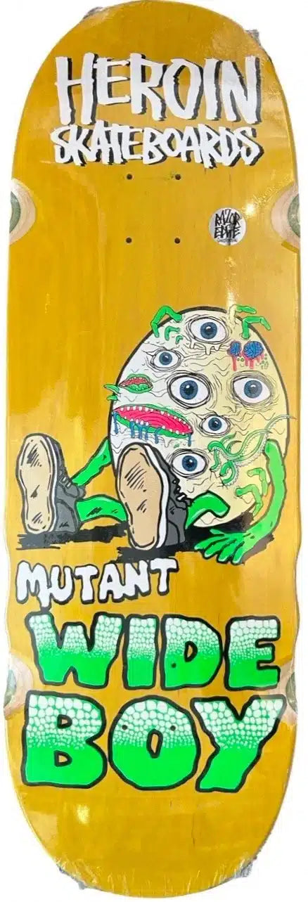 Heroin Mutant Wide Boy Skateboard Deck