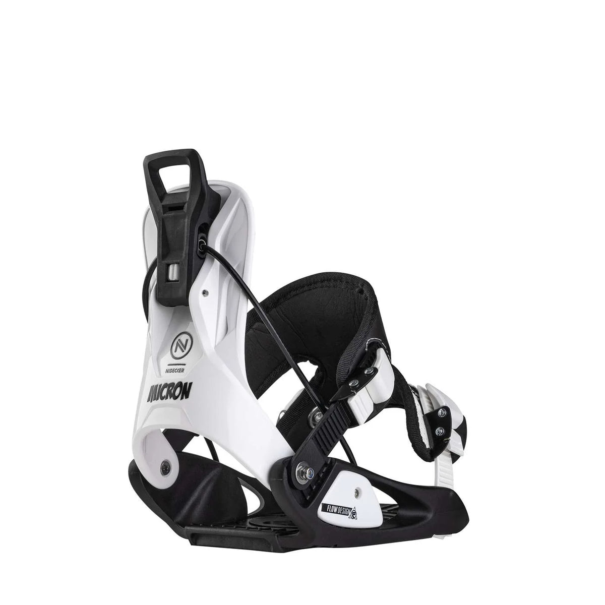 Nidecker Flow Micron Youth Snowboard Bindings Stormtrooper