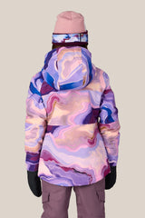 686 Girls' Athena Insulated Jacket Alpenglow Blue Sedimentary