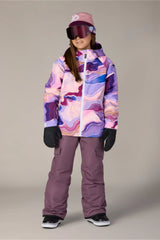 686 Girls' Athena Insulated Jacket Alpenglow Blue Sedimentary