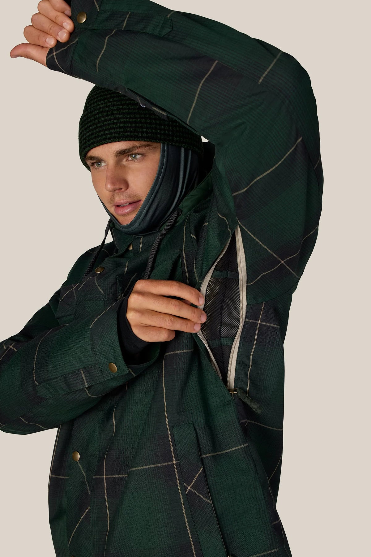 686 Woodland Insulated Jacket Moss Green Plaid