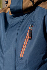 686 Nightline Insulated Jacket Navy Dark Earth Colorblock