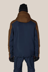 686 Nightline Insulated Jacket Navy Dark Earth Colorblock
