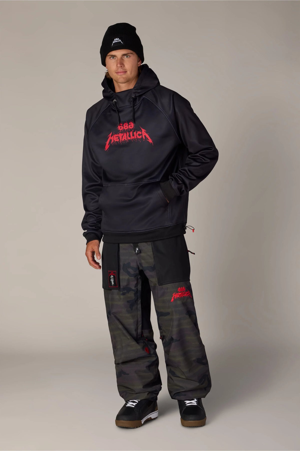 686 x Metallica Bonded Pullover Fleece Hoodie