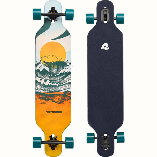 Retrospec Rift Drop Through Longboard Complete