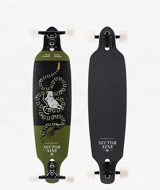 Sector 9 Fractal Rattler Drop Through Longboard Complete