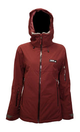 Turbine Womens Wander Insulated Jacket Vineyard Wine