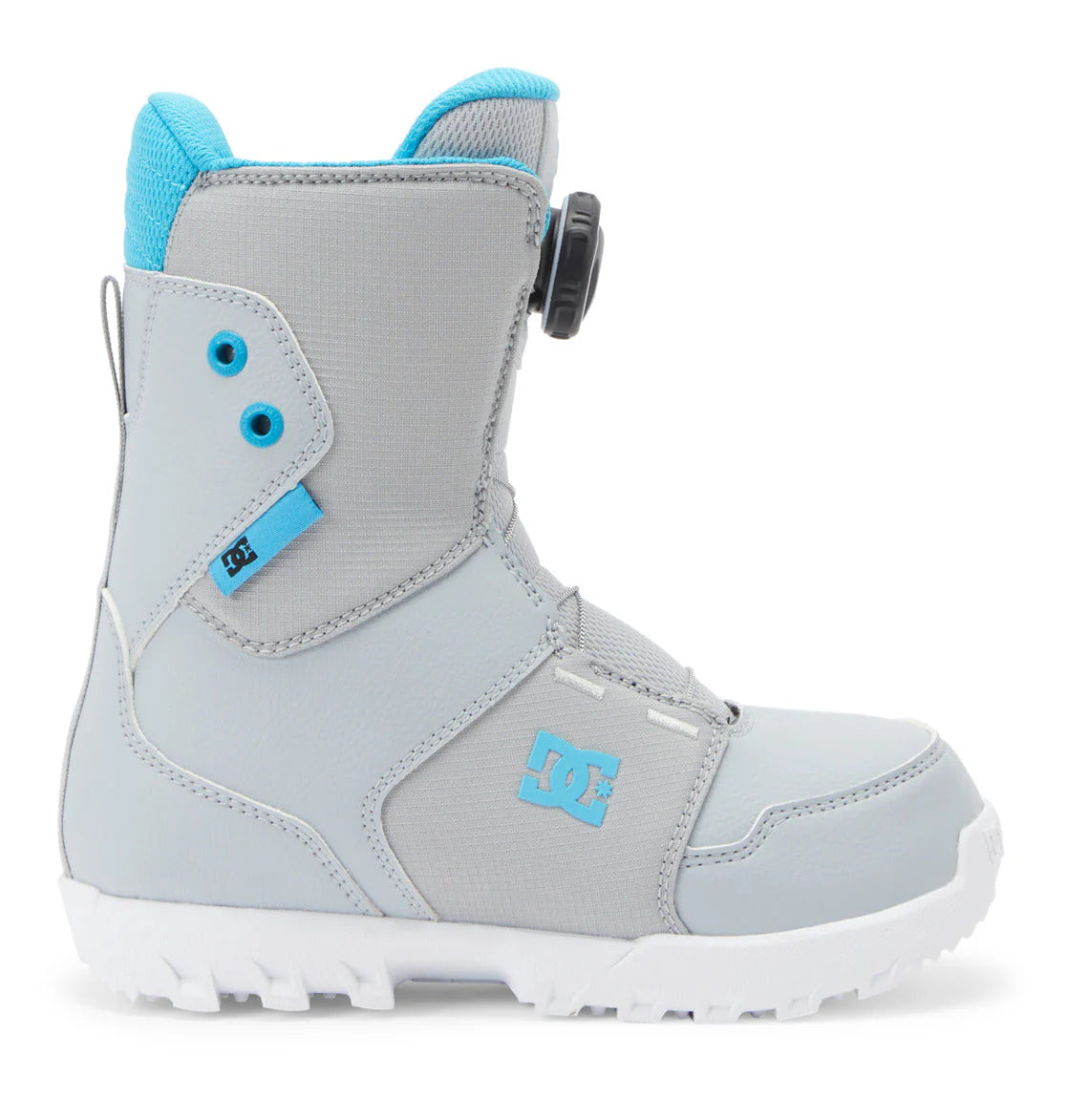DC Youth Scout Grey/Blue Snowboard Boot ORGINALLY $130, SALE $110