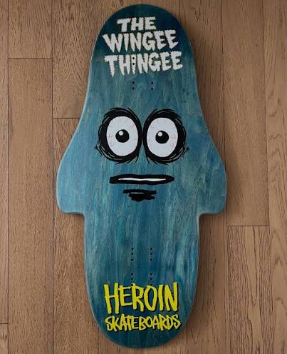 Heroin Skateboards Wingee Thingee Blue