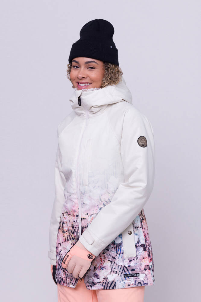 686 Womens Dream Insulated Jacket Birch Fade