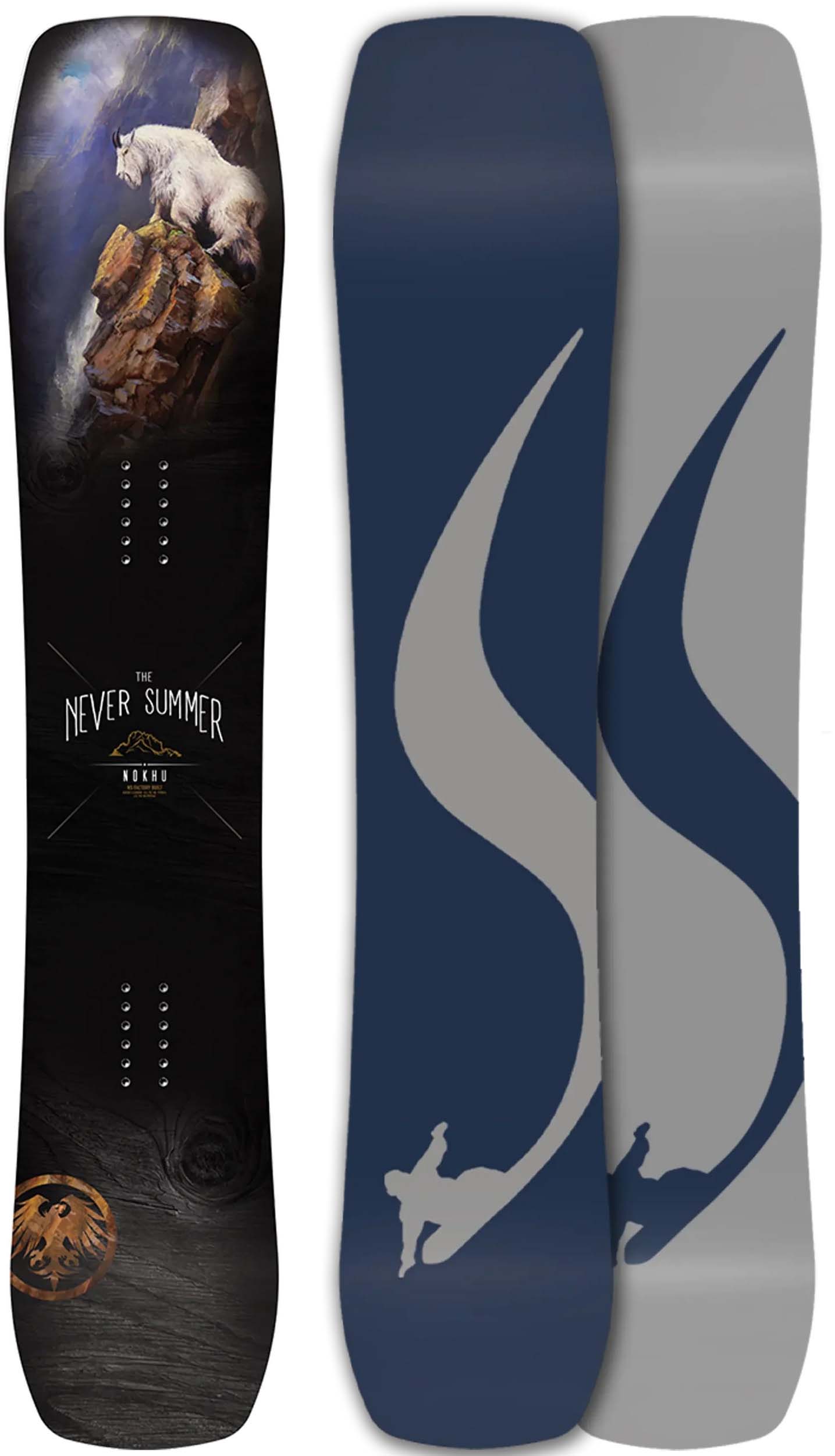 Never Summer Mens Nokhu Triple Camber Snowboard 2025 158cm